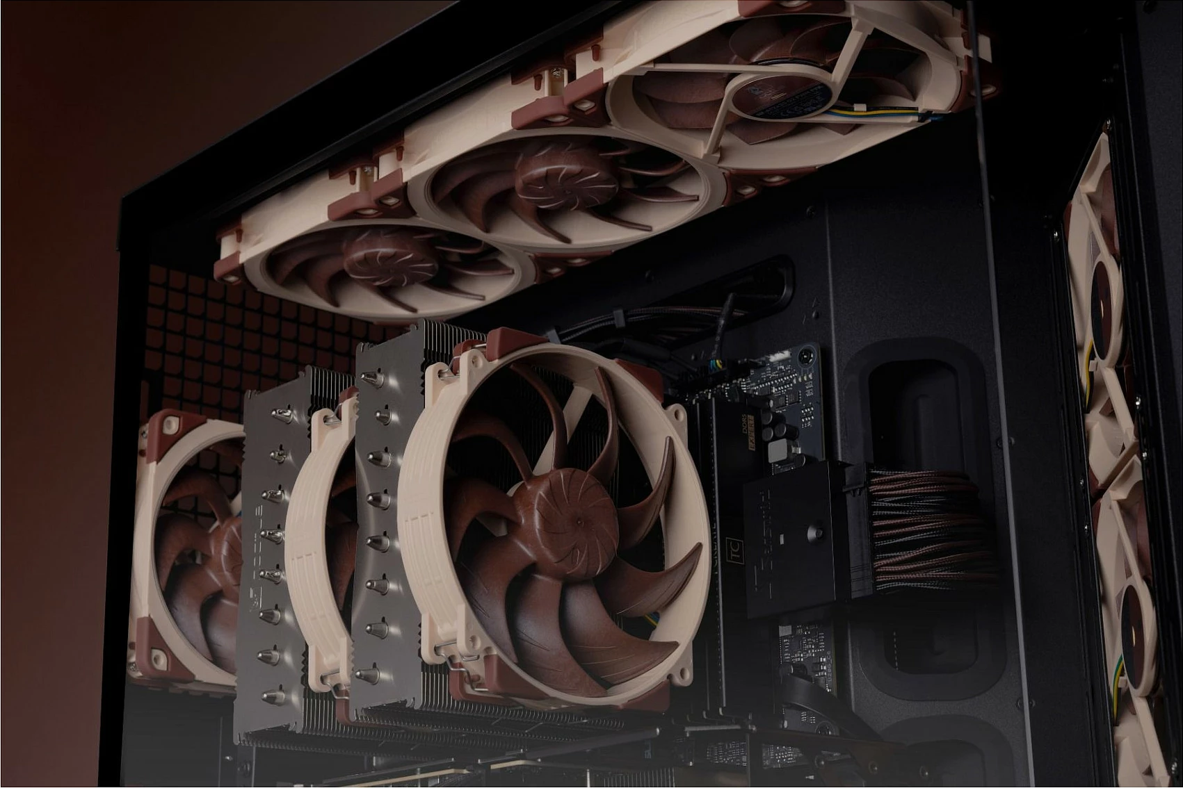 Ventilator kasë NOCTUA NF-A12x25 G2 PWM, 120mm, 1800 RPM, Bezhë