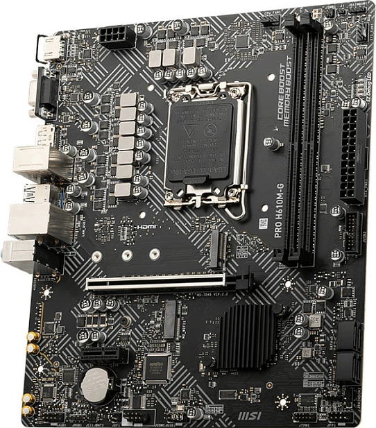 Pllakë amë MSI PRO H610M-G, Intel, LGA 1700, DDR5, 96 GB