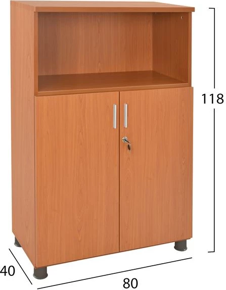 Dollap profesional për zyre, ngjyrë qershie, FH2058.13, 80x40x118 cm