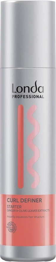 Kondicioner pa shpëlarje për flokë kaçurrela Londa Professional Curl Definer Starter për femra, 250ml