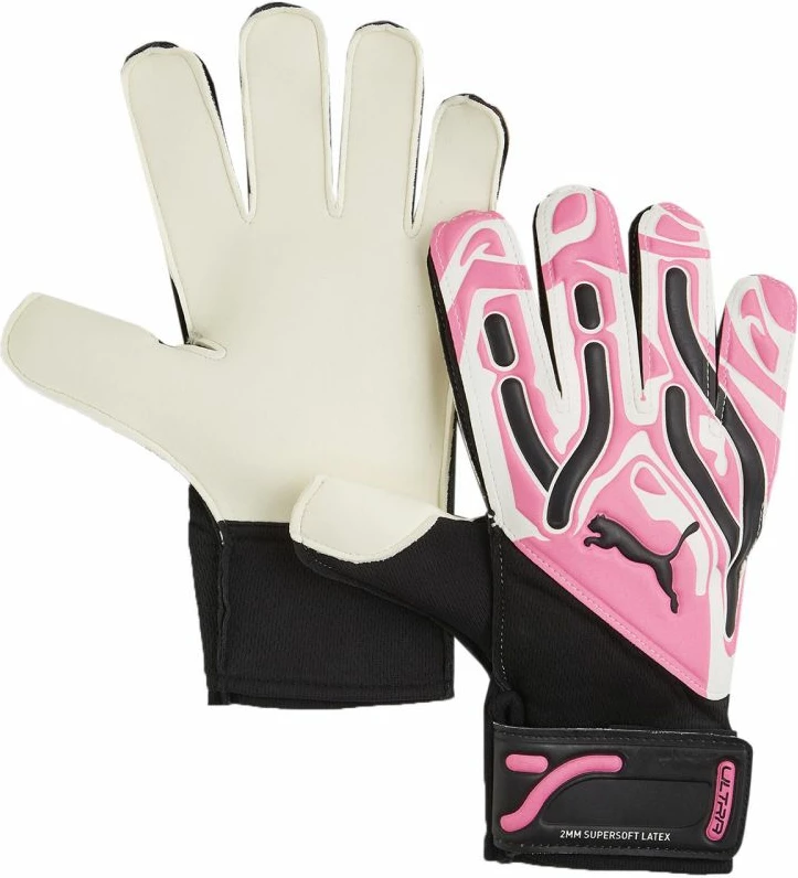 Doreza portieri Puma Ultra Play RC, për meshkuj dhe fëmijë, rozë dhe të bardha