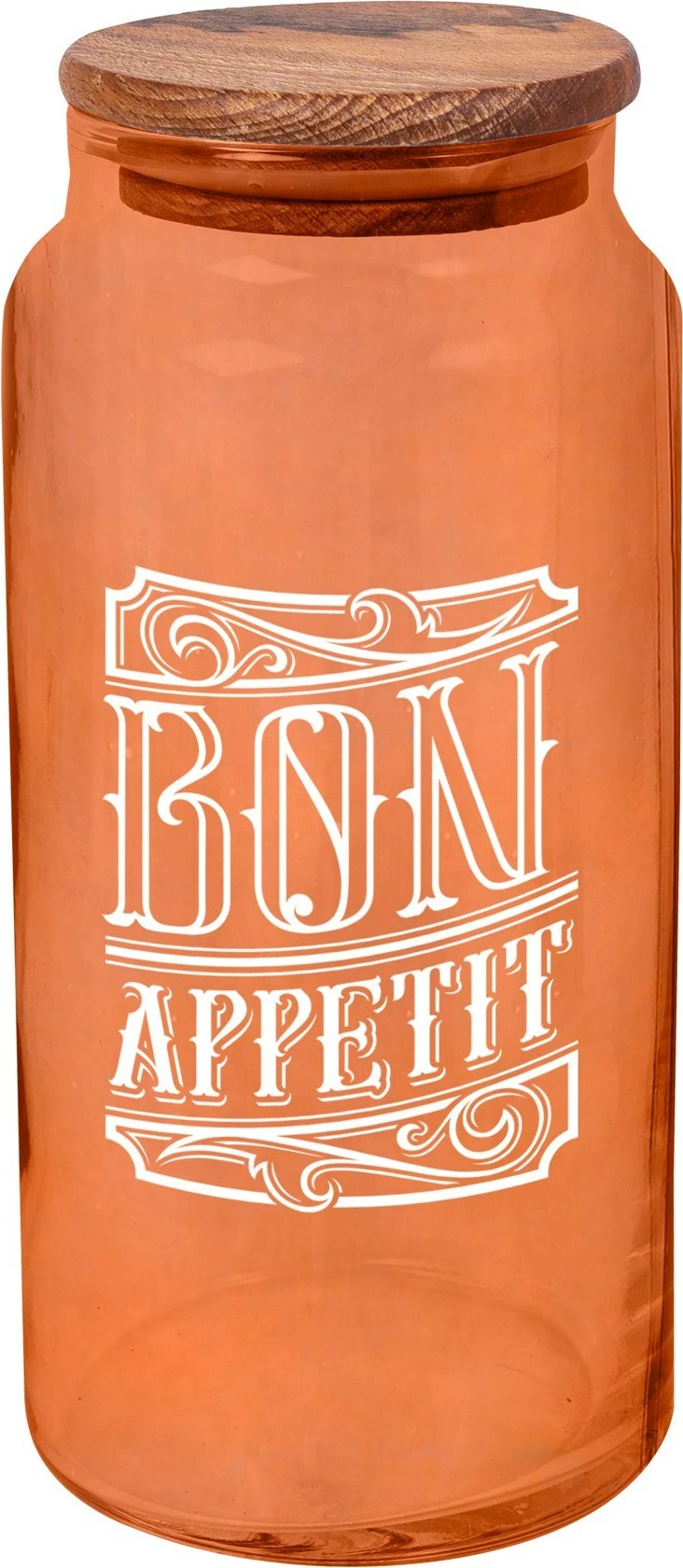 Kavanoz qelqi me kapak druri, Hermia Concept, CoGStojBroW01-14 WBA, shumëngjyrësh, 1400 ml, 10x10x22 cm