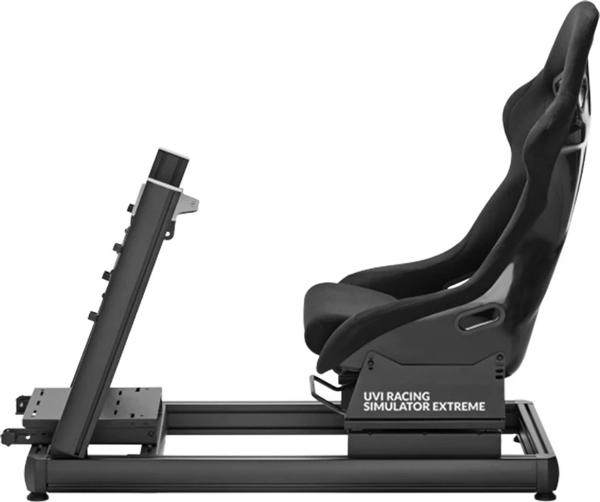 Simulator garash UVI Racing SIM Extreme, konstruksion alumin, ulëse e rregullueshme, kompatibil me timona standard 6