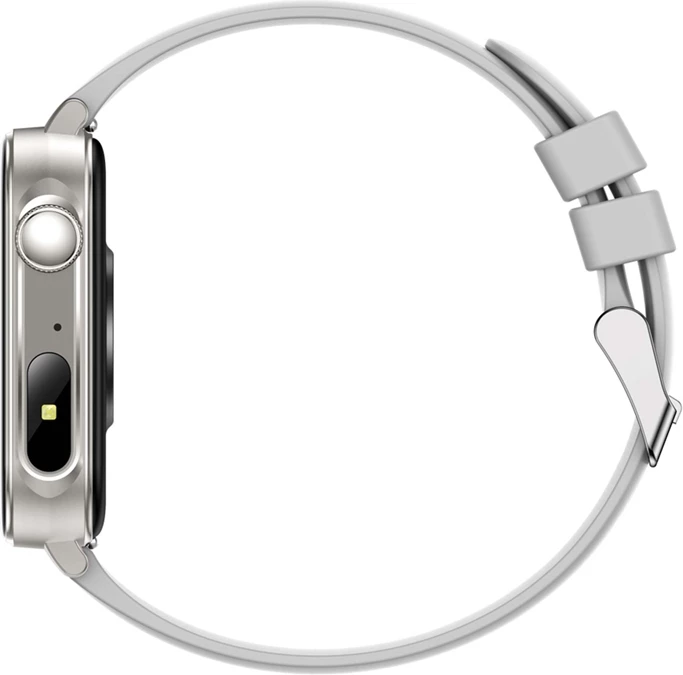 Smartwatch, Colmi P80, 1.83" HD 60 Hz, thirrje me Bluetooth, 100+ moda sportive, matje HR/SpO2, IP67, USB-C, argjendtë