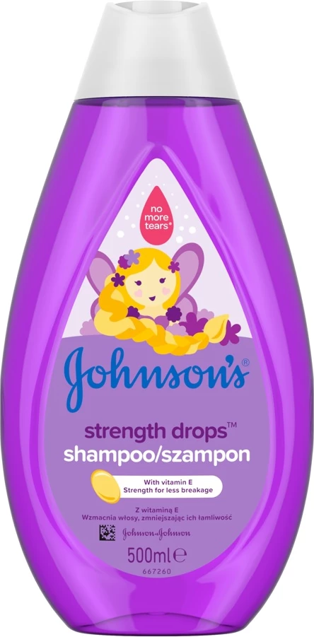 Shampon për fëmijë Johnson & Johnson Strength Drops me Vitaminë E 500ml