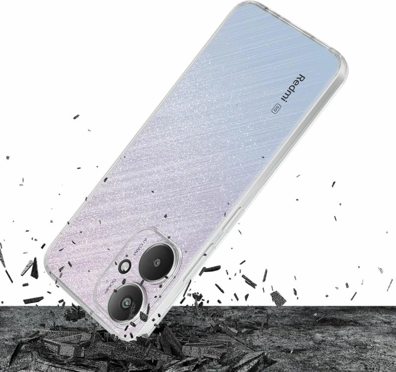 Mbrojtëse telefoni 3mk Protection Clear Case për Xiaomi Redmi 13C 5G, transparente