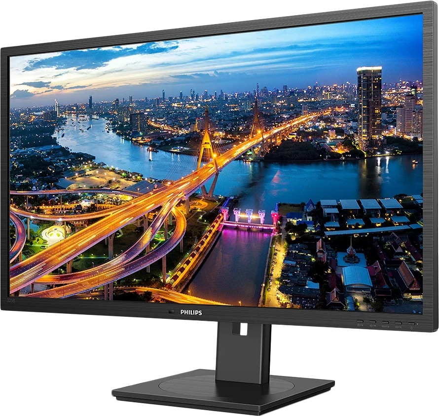 Monitor Philips 325B1L/00 31.5\" QHD IPS 2560x1440 4ms DP/HDMI USB 3.2x4 me altoparlant, i zi