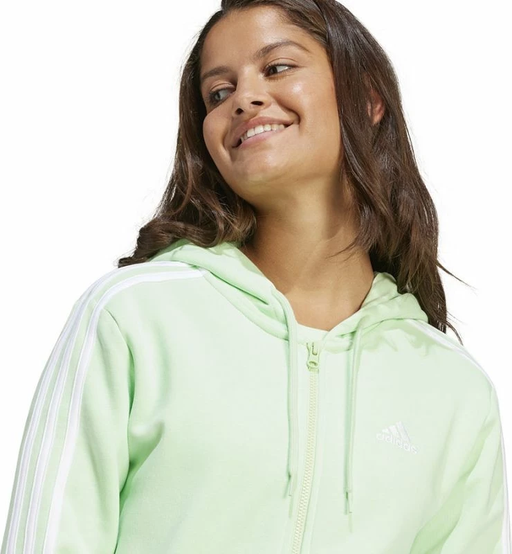 Duks me kapuç adidas për femra, jeshile [Madhësia: XS]