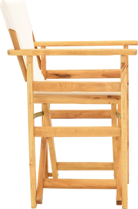 Karrige regjisori, dru ahu, ngjyrë natyrale - pëlhurë Nexus ecrou