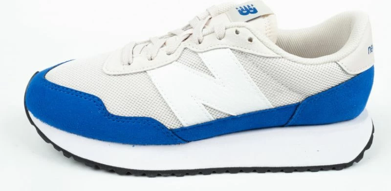 Atlete për meshkuj New Balance M MS237PL1, të bardha dhe blu marine [Madhësia: 39.5]
