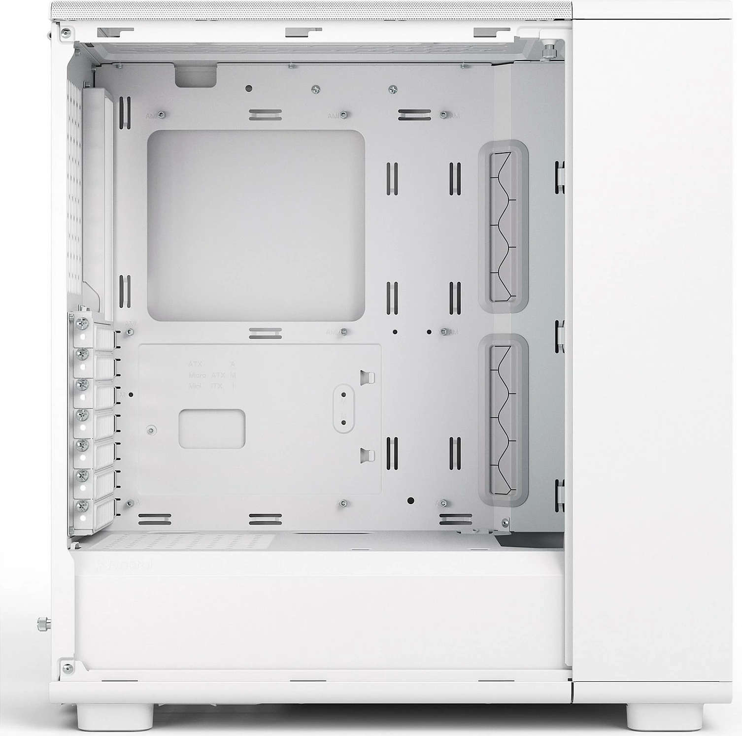 Kasë Fractal Design Epoch White TG RGB, Midi Tower, xham i temperuar, RGB, e bardhë