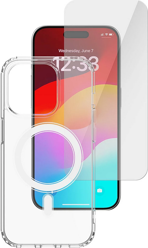 Mbështjellës 4smarts 540603, Apple, iPhone 15, 15.5 cm (6.1"), Transparent