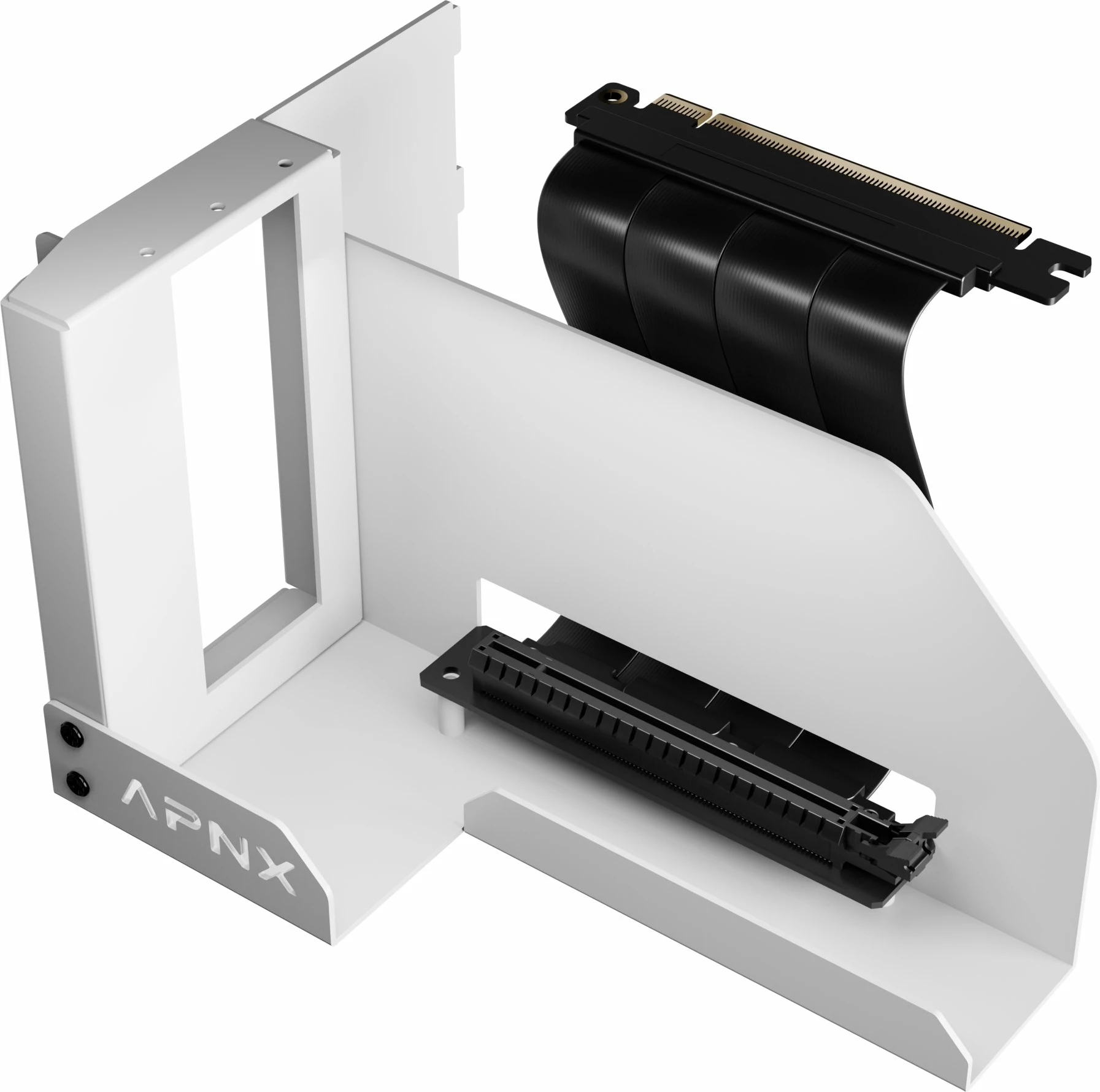 Mbajtës vertikal për GPU APNX Vertical GPU Holder Kit 2 APCK-AX02V00.21 PCIe 5.0 x16, i bardhë