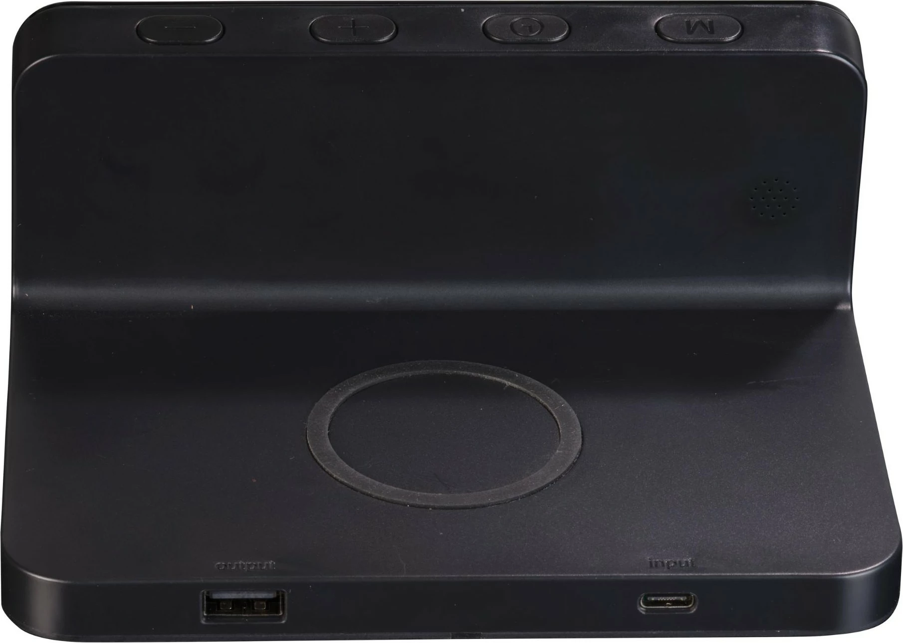 Radio-alarma Denver ECQ-103 me wireless charging, e zezë