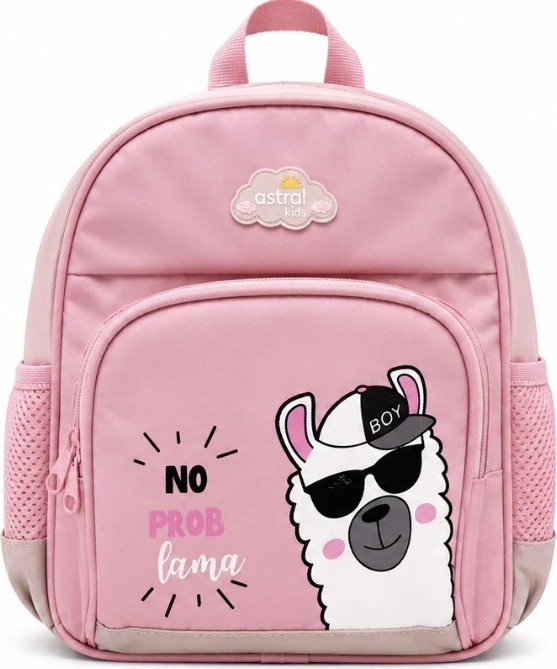 Çantë për Parashkollor – No Prob Llama Pink Dimensionet: 28 × 22 × 10 cm