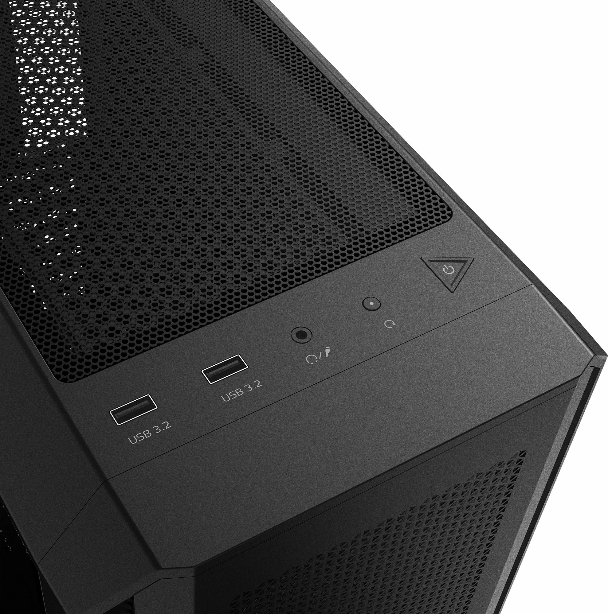 Kasë XPG Valor Air Plus VALORAIRPLUSMTA-BKCWW Midi Tower ATX/Micro-ATX/Mini-ITX me ARGB, me 4x 120mm ventilatorë, e zezë