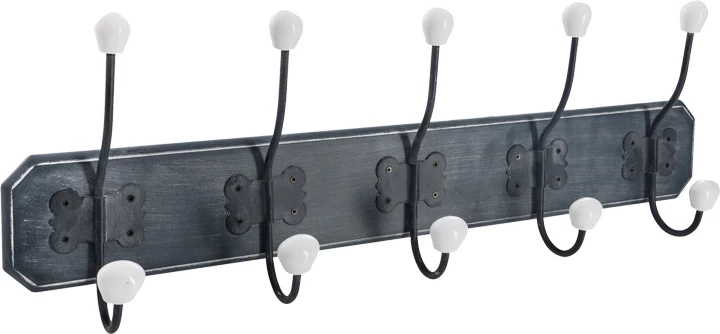 Varëse palltosh Holden, MDF, ngjyrë e zezë antike, 19.5x9x60.5cm