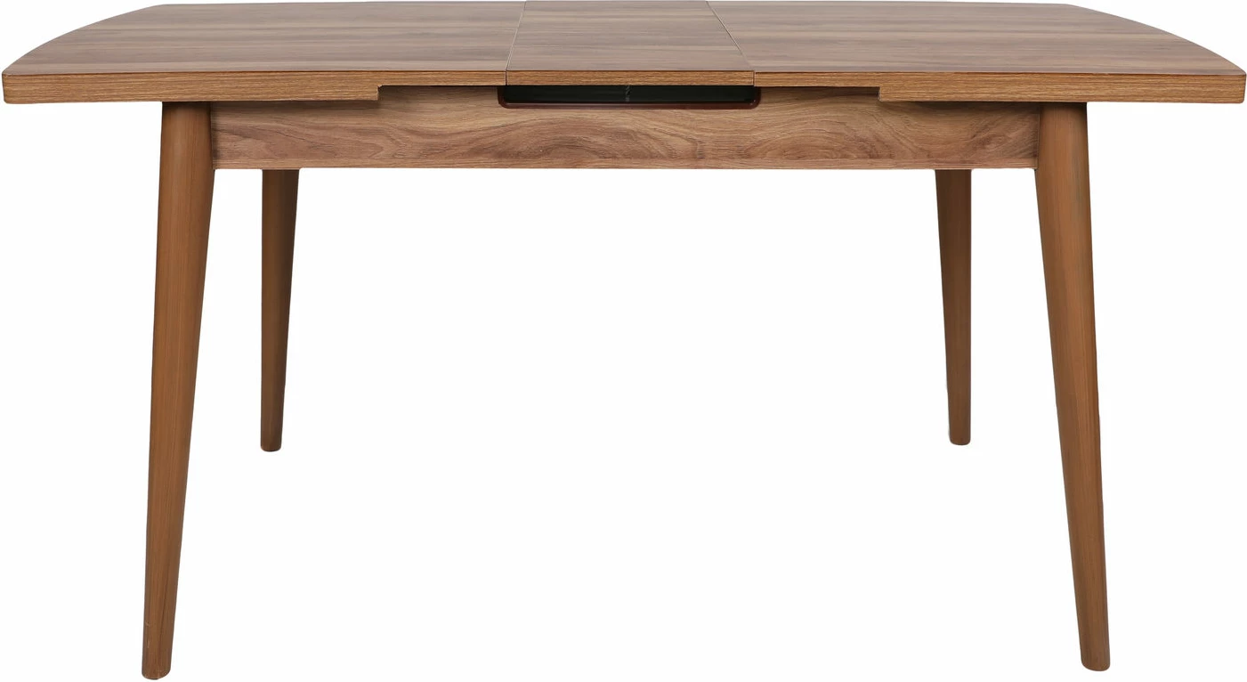 Tavolinë ngrënie me zgjatje, ngjyrë arrë, Inci 1141