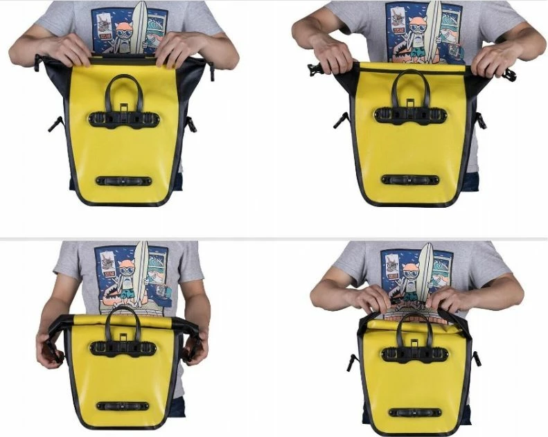 Çantë anësore biçiklete Rockbros, e verdhë