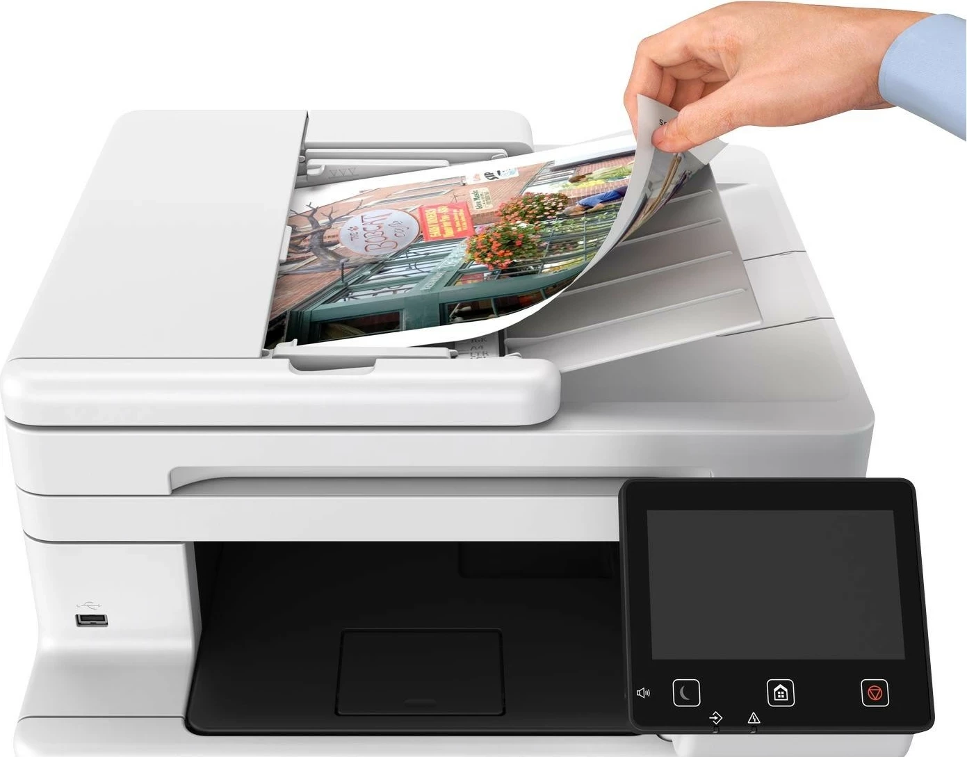 Printer laser Canon i-Sensys MF667Cdw, multifunksional, Wi-Fi, i bardhë