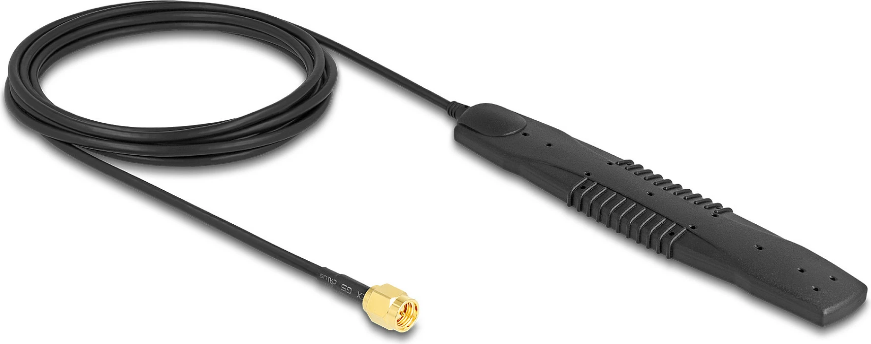 Antene DeLOCK 5G/LTE & WLAN, SMA, 2.5 dBi, kabllo 3 m, ngjitëse, e zezë