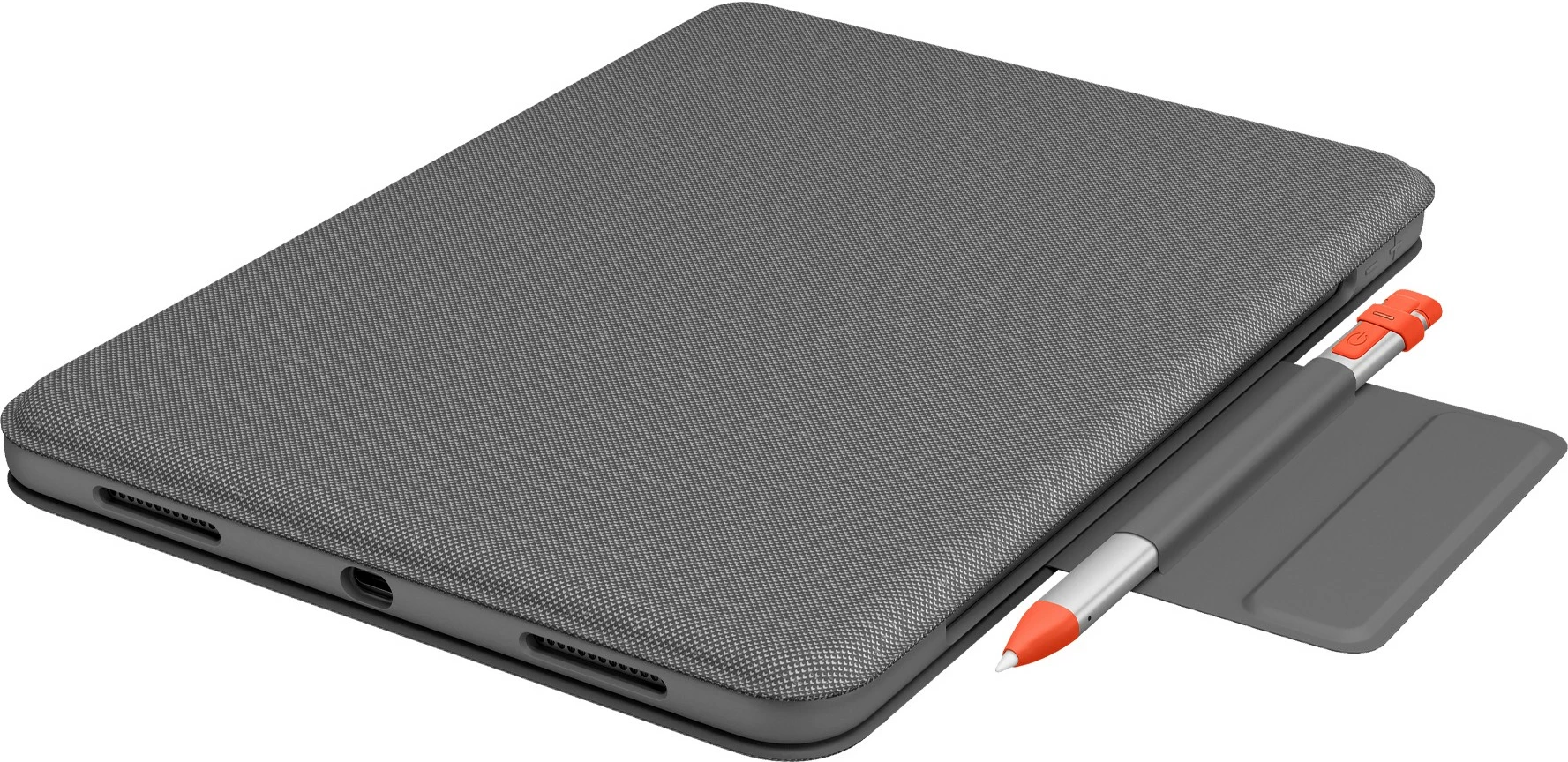 Tastierë me mbështjellës Logitech Folio Touch për iPad Air 4/5, QWERTZ, trackpad, Oxford Grey