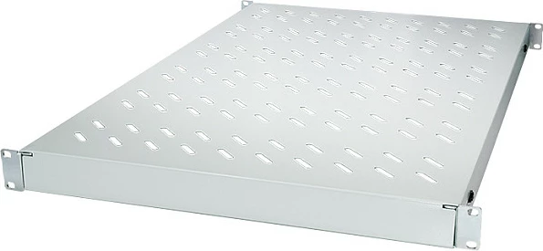Raft i rregullueshëm 19" LogiLink, për rack 1000 mm, hirtë e çelët