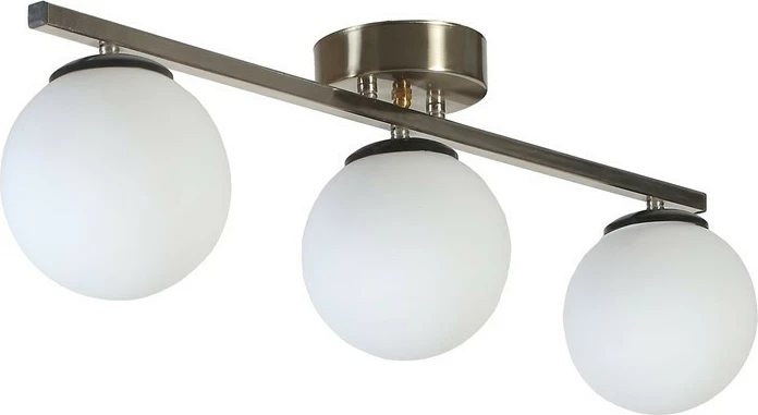 Llambë tavani Opviq, Yeni Can 3 llampa, krom mat, gotë e bardhë