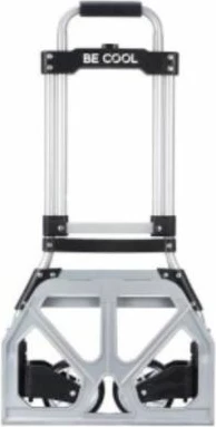 Karrocë ngarkese e palosshme BECOOL BC-FASR2205, 80 kg, platformë 39×27 cm, rrota 125 mm, 3.2 kg, alumin/zi