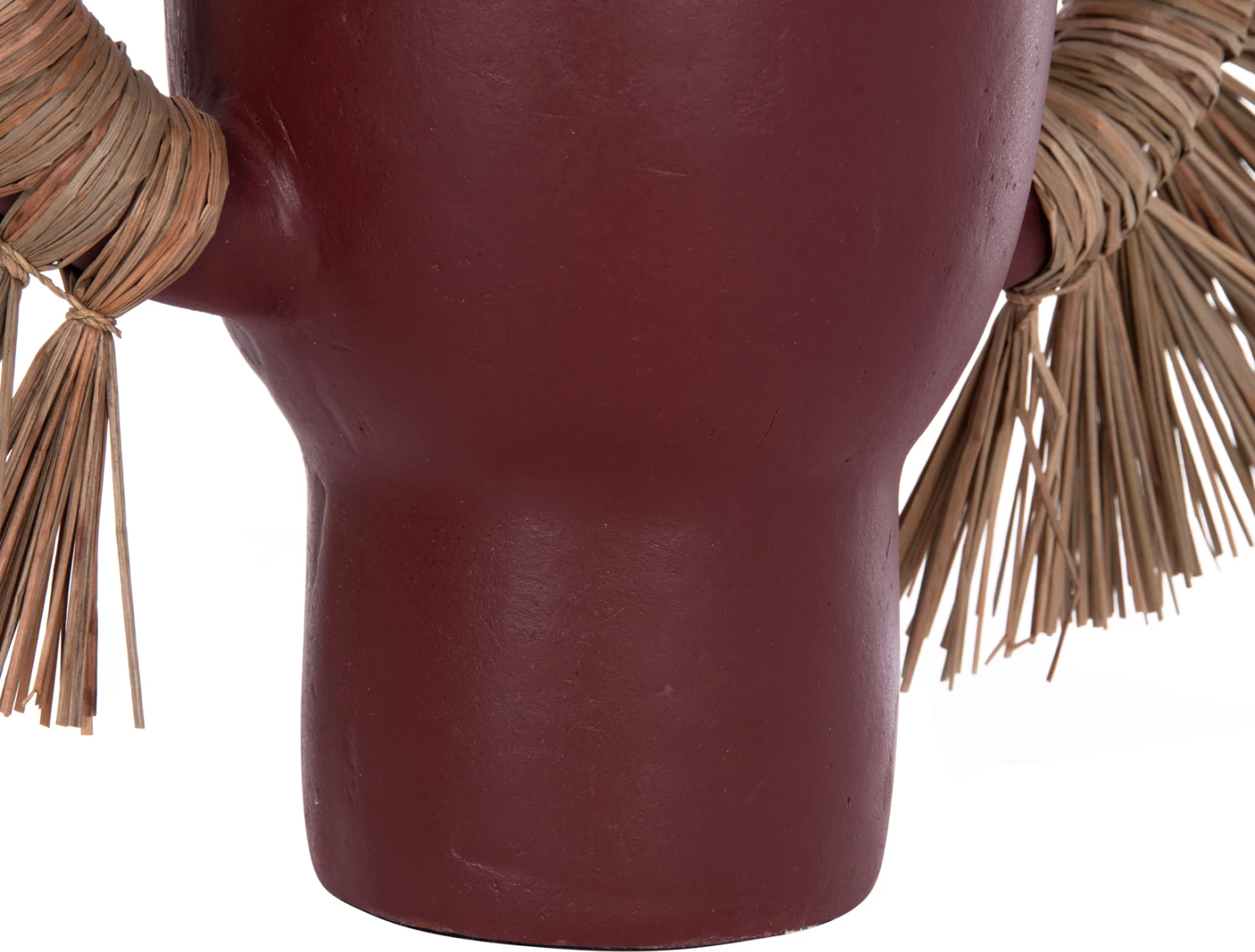 Vazo dekorative tavoline ALICA, terrakotë, ngjyrë kafe e errët, 64x22x38cm