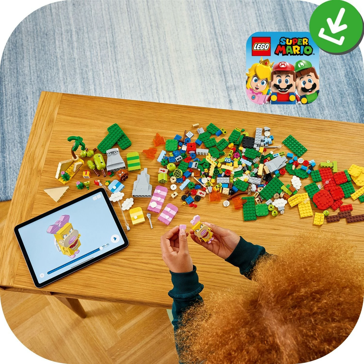 Set ndërtimi LEGO Super Mario Creativity Toolbox, 588 pjesë, shumëngjyrësh