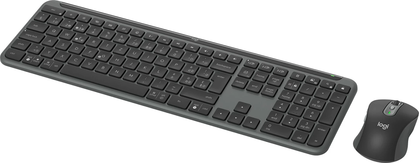 Set tastierë dhe maus Logitech Signature Slim Combo MK950 for Business, grafit
