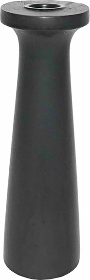 Mbajtës qiriri minimal, dru i zi, 7x7x20.5cm