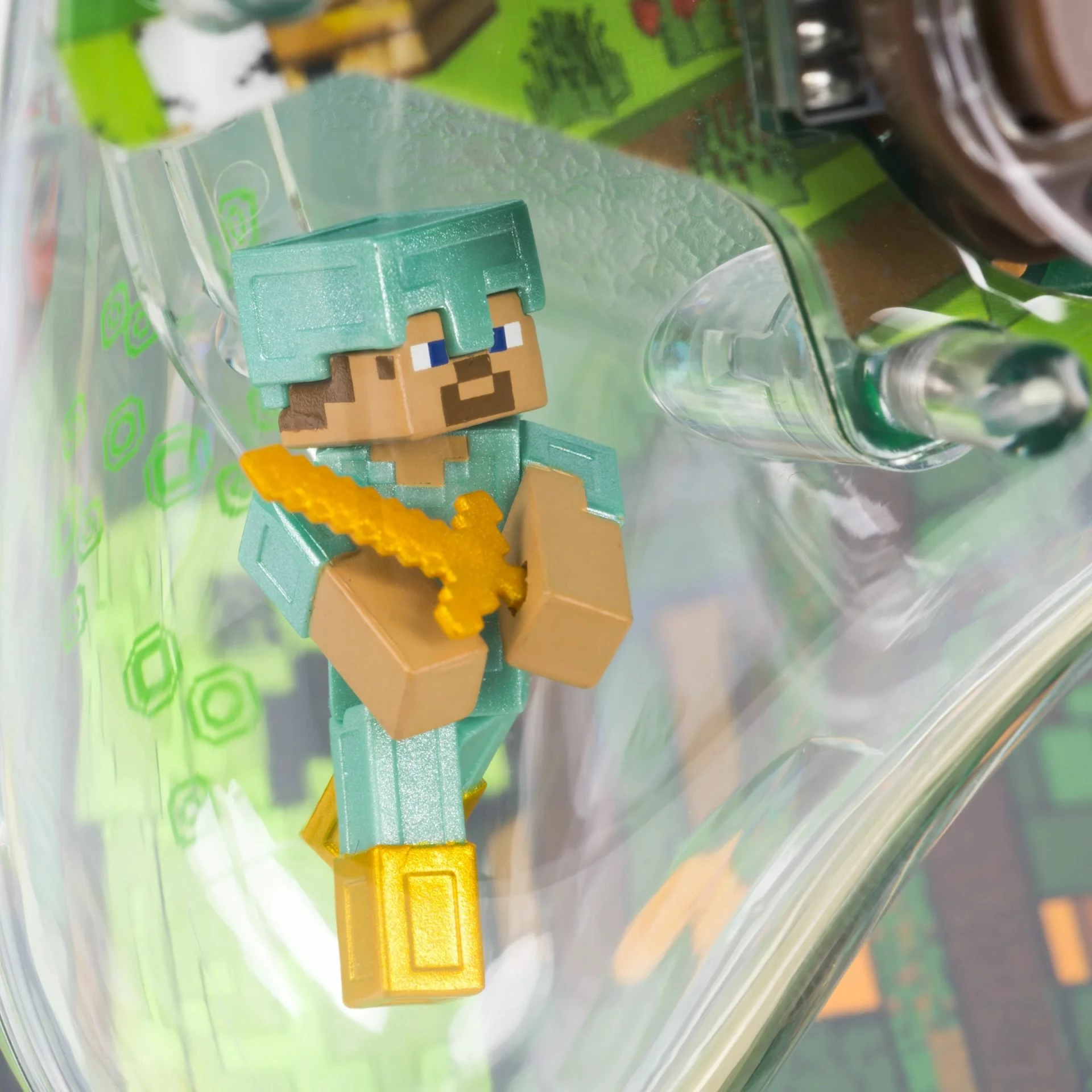 Kontroller pa tela PDP REALMz Minecraft Forest për Nintendo Switch, bateri e rikarikueshme, LED