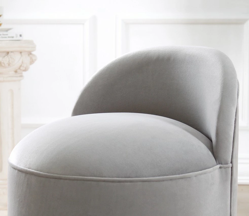 Puf Atelier del Sofa, ngjyrë gri e çelët, Dover