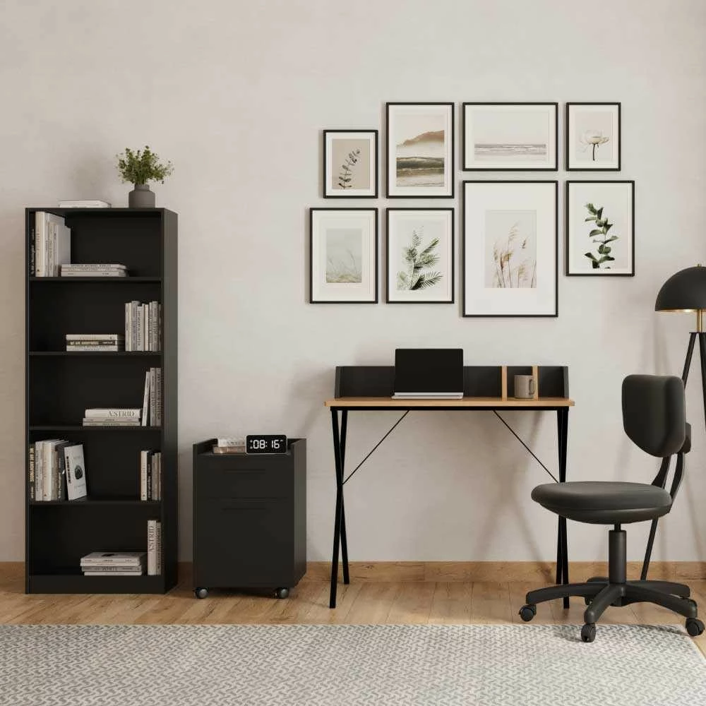 Raft librash Hanah Home, Ktp-150-Aa-1, antracit