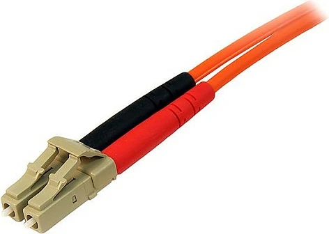 Kabllo fiber optike StarTech OM2 LC-LC, multimode 50/125, 2 m, 10 Gbit/s, portokalli