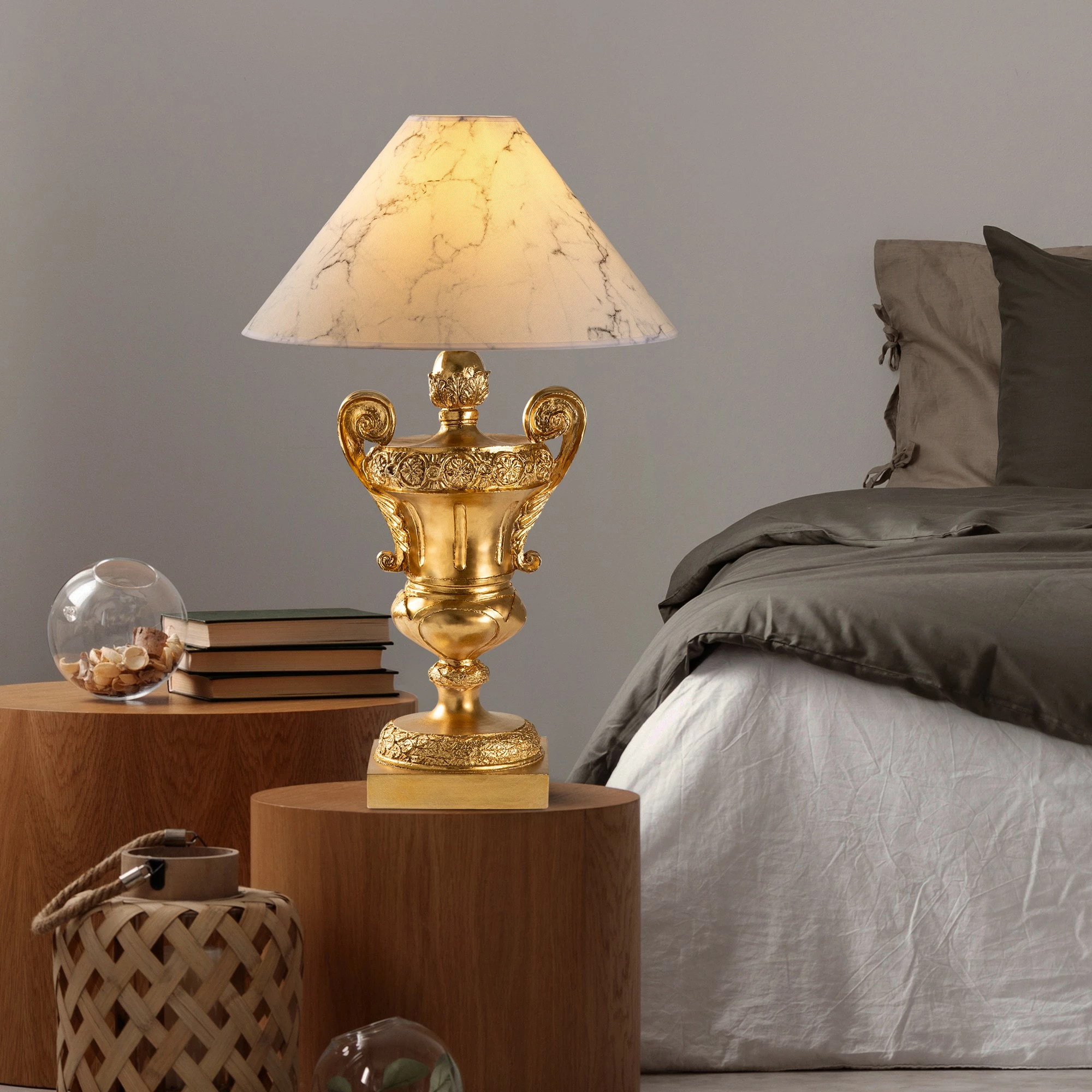 Llambë tavoline Opviq, ELEGANZE-5332, ngjyrë ari