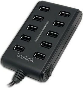 HUB USB LogiLink 10x porta, 3.5A, i zi