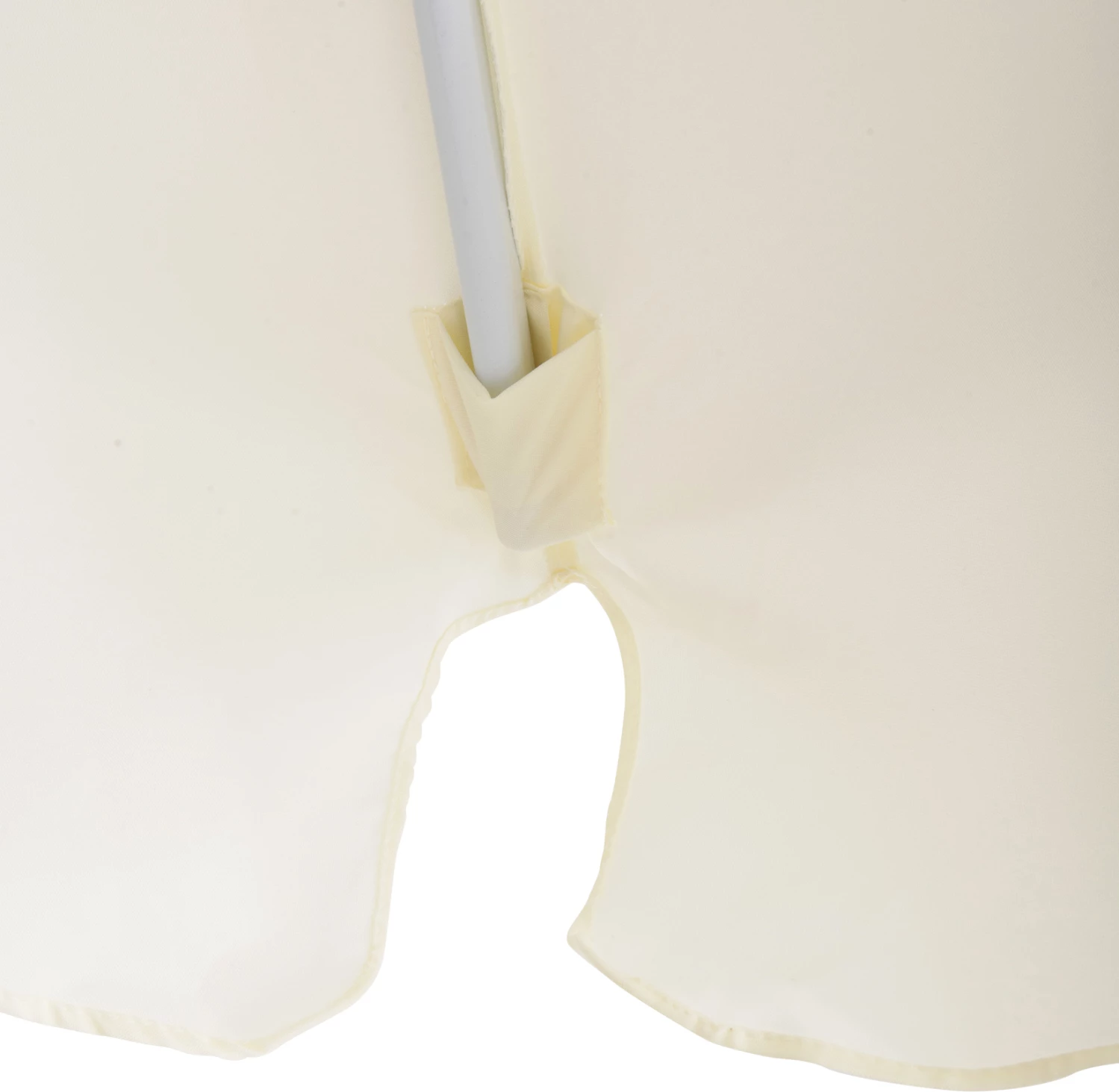 Çadër e rrumbullakët D3,00x2,50Μ ngjyrë bezhë me panel anësor FH6003
