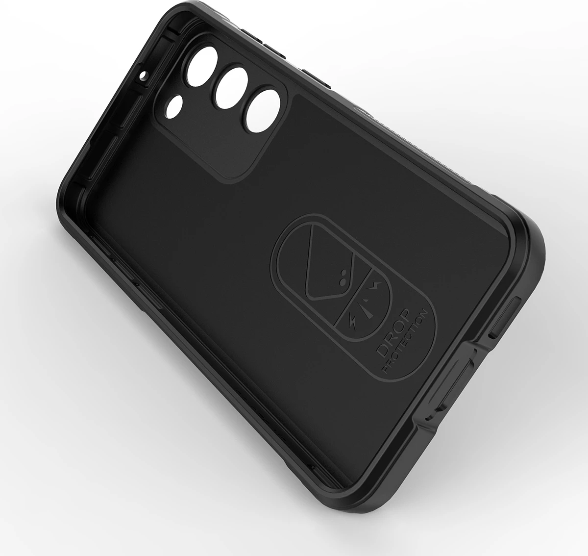 Mbështjellës Hurtel Magic Shield Case për Samsung Galaxy S23+, i zi