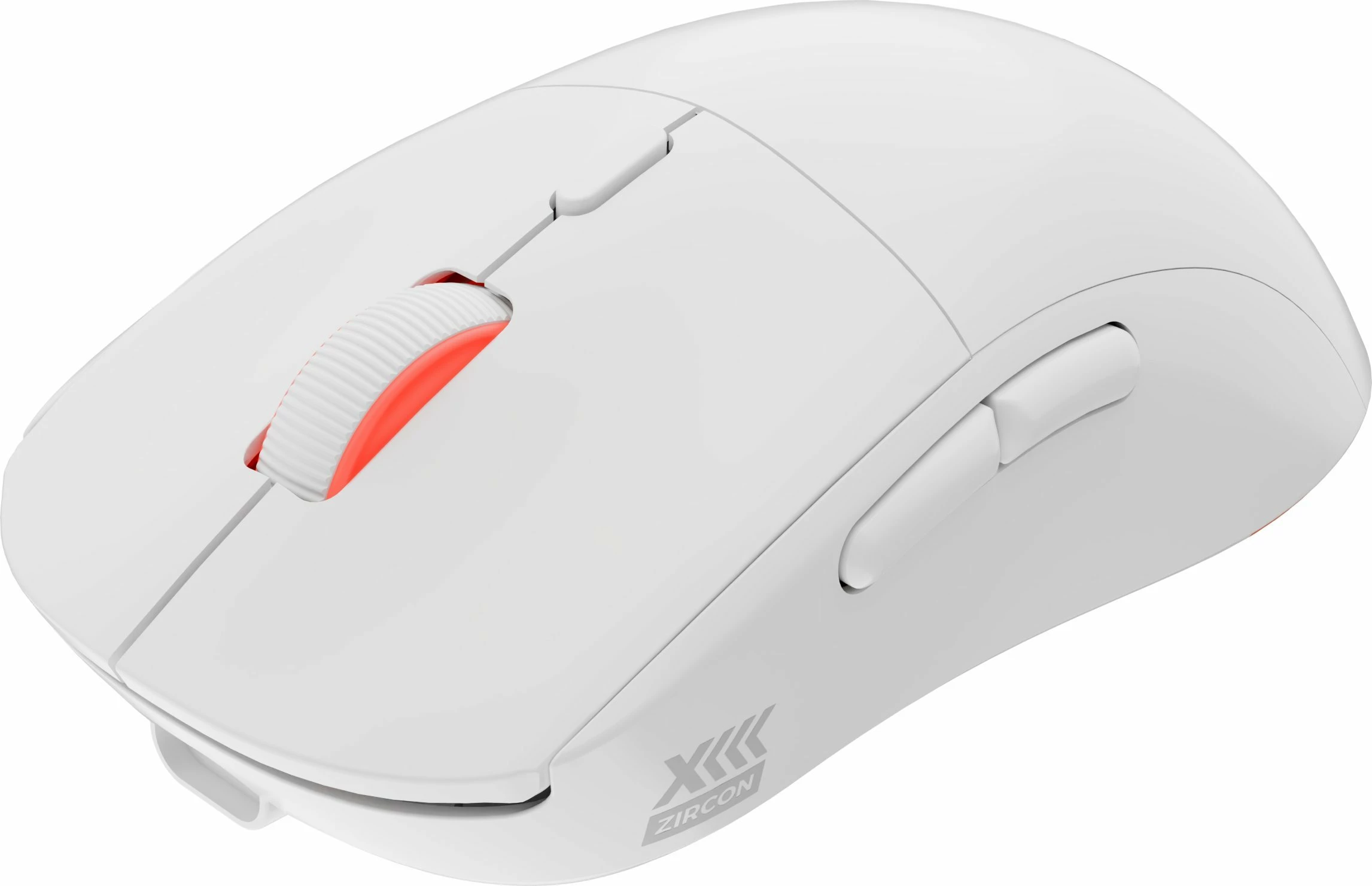 Maus gaming GENESIS Zircon XIII NMG-2090, PAW3395, 26000 DPI, 2.4GHz/USB, RGB, 7 butona, i bardhë