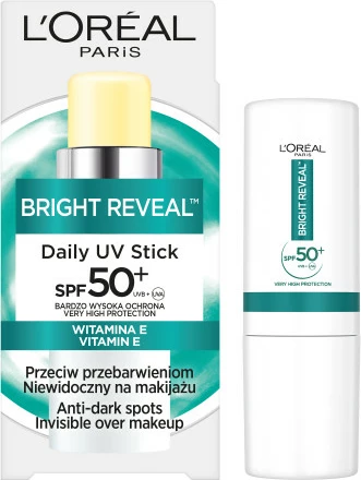Stick për diell për femra L'Oreal Paris Bright Reveal Daily UV Stick SPF50+, 9ml