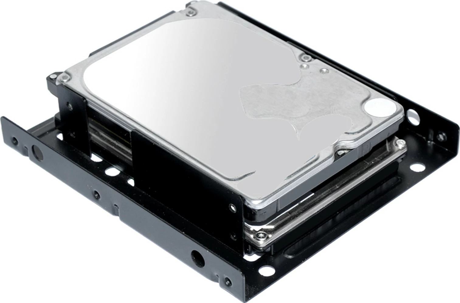 Adapter montimi Ultron 377215 për HDD/SSD 2.5"/3.5", metal, i zi