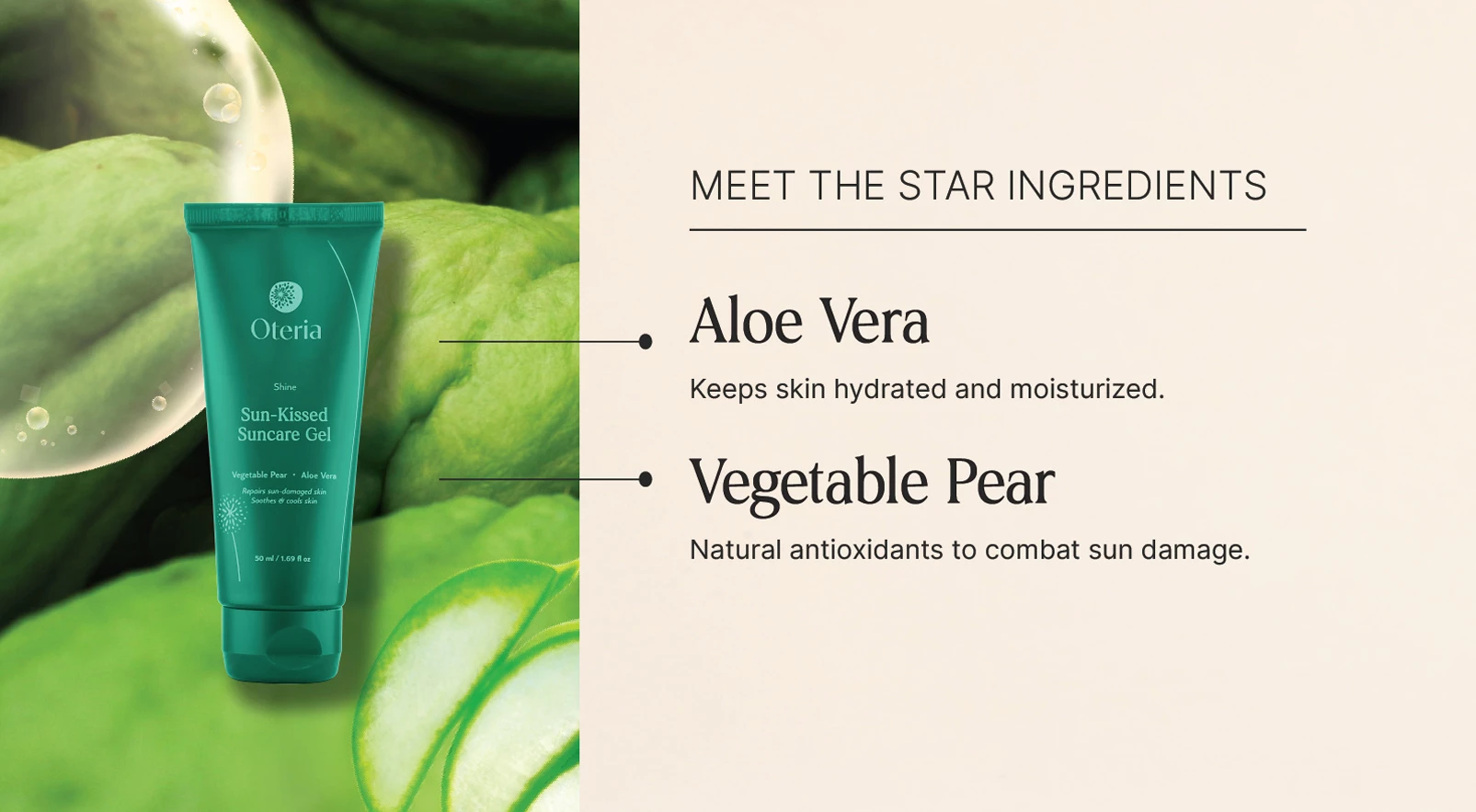 Sun-Kissed Suncare Gel