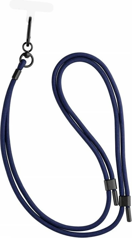 Litar universal për celular Fixed FIXNU-V-BL, i rregullueshëm 40-76 cm, najlon, blu