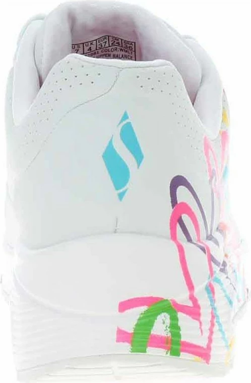 Këpucë Skechers Uno Highlight Love për femra, të bardha [Madhësia: 36]