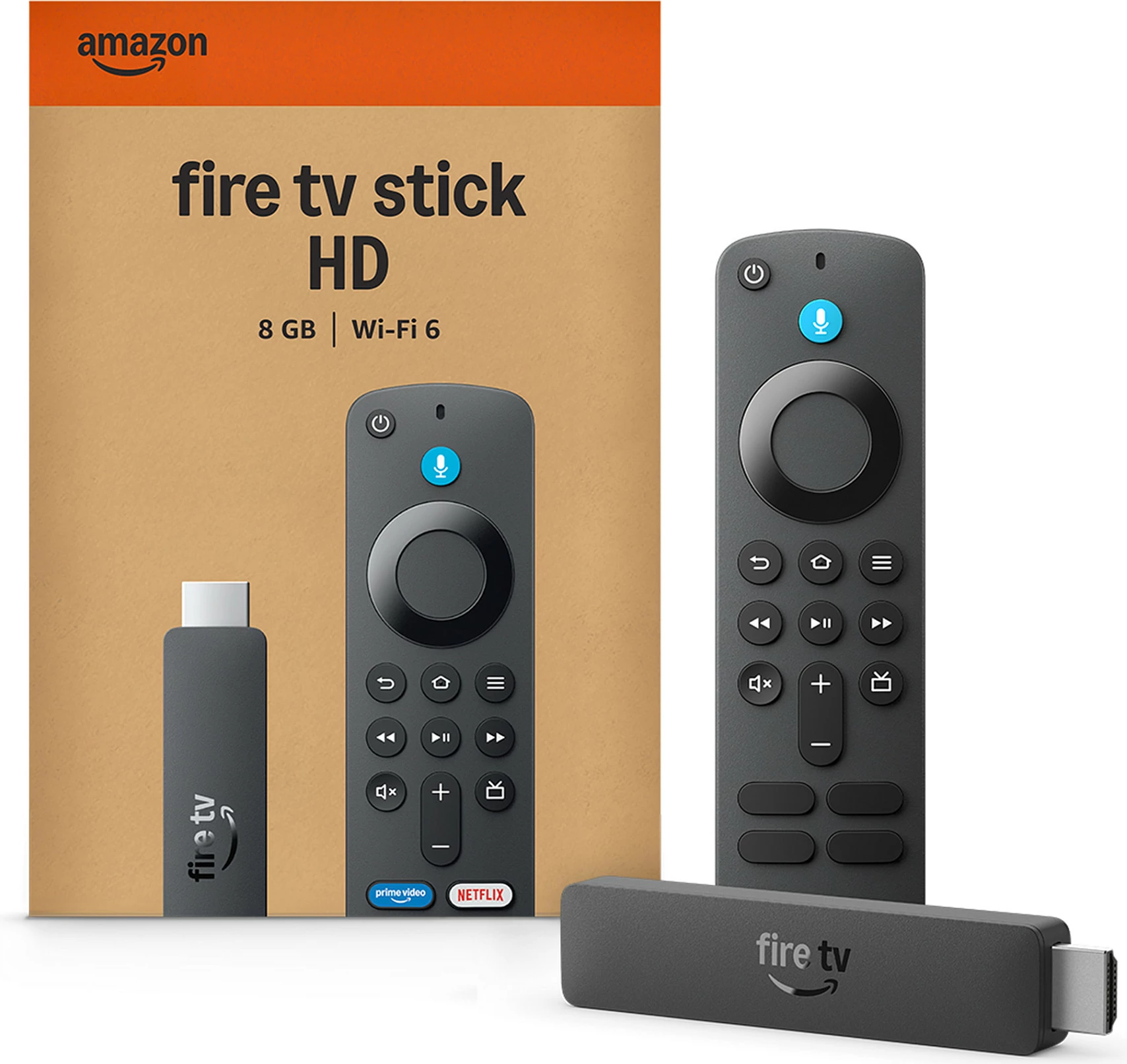 Media player Amazon Fire TV Stick HD (2026), 8GB, Wi‑Fi 6, Full HD, i zi