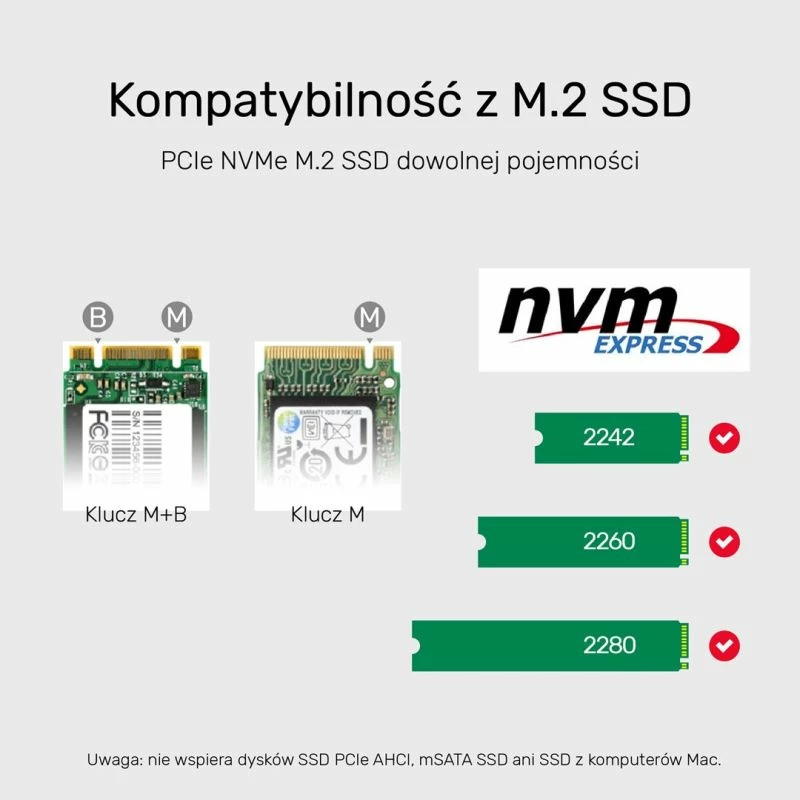 Kutí diskash/klonues Unitek 2xM.2 PCIe/NVMe, gri