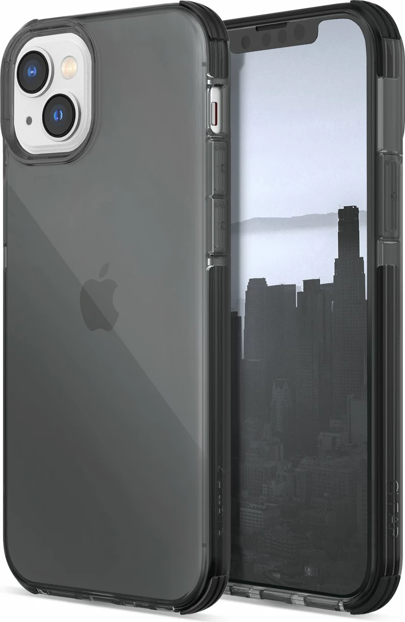 Mbështjellës Raptic X-Doria Clear për iPhone 14 Plus, MagSafe, Gri